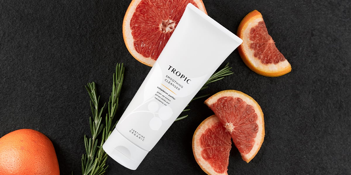 Smoothing Cleanser pink grapefruit and rosemary