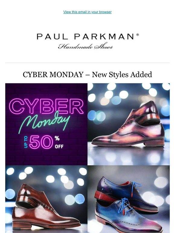 Cyber Monday – New Styles Added to Campaign