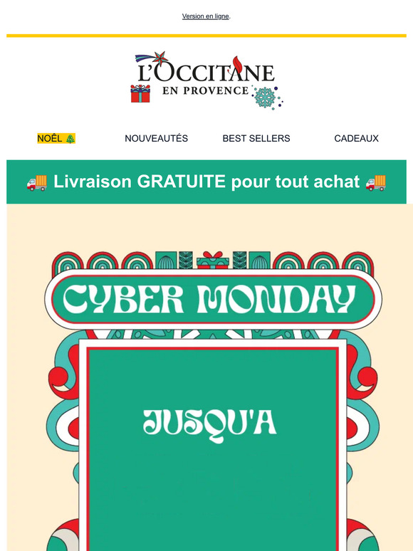 Cyber Monday, profitez de 20% de réduction encore !