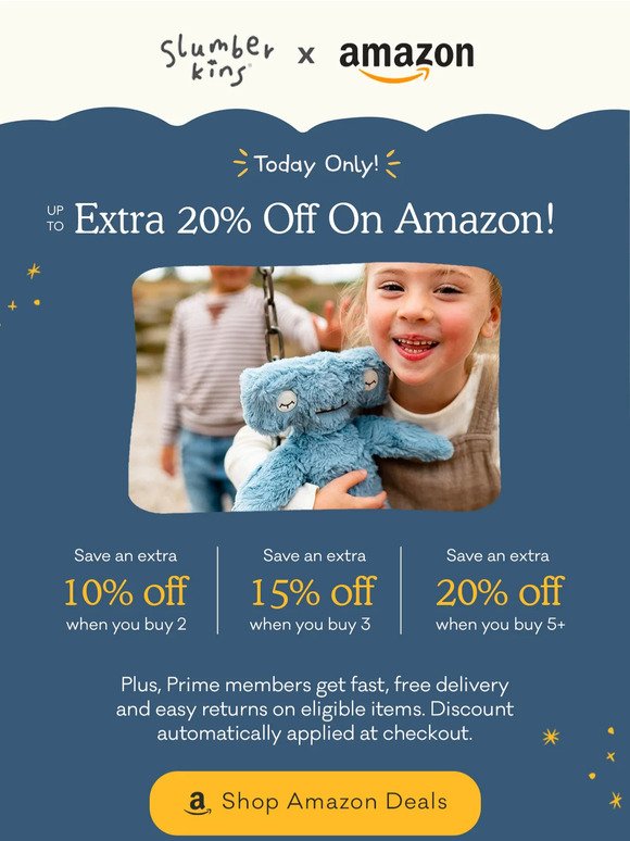 EXTRA 20% off on Amazon 🎉