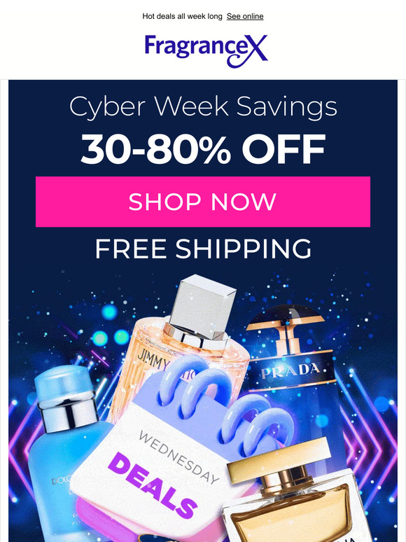 Cyber Week Deals!     Free Shipping + Save 30-80%