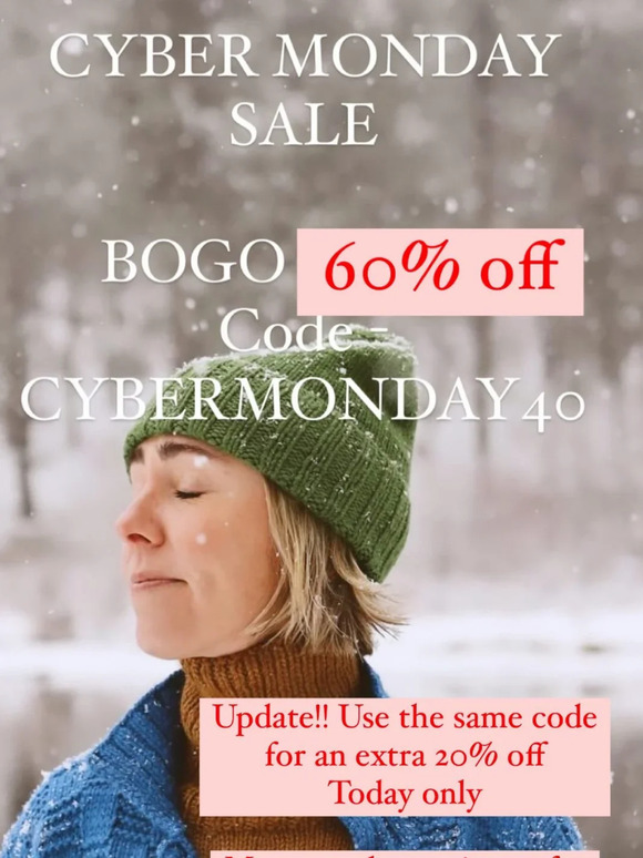 Let's just do 60% OFF instead (must purchase 2 items for savings)