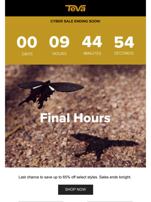 Final hours for up to 65% off