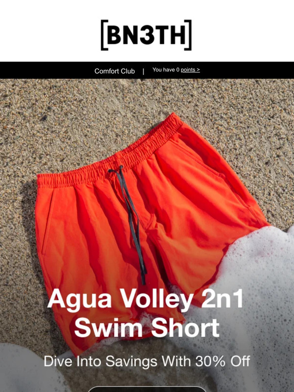 Agua Volley 2n1 Swim Short. 💧 Cyber Monday Deal