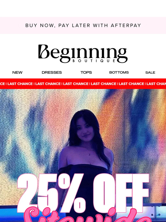EXTENDED JUST FOR YOU: 25% OFF 🚨