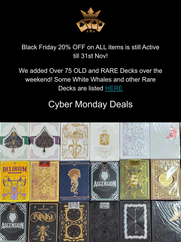 Cyber Monday is Dinged