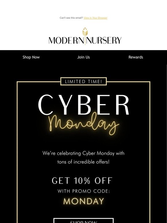 Hurry, Cyber Monday Ends Soon!