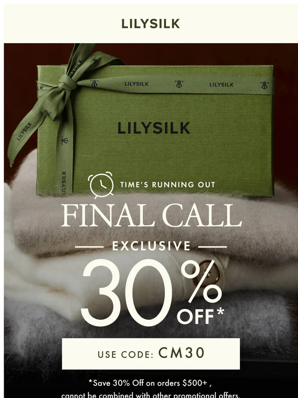 Expire Soon: Exclusive 30% OFF