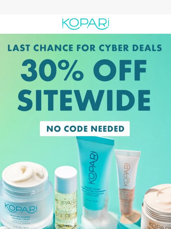 📣 Last Day (seriously): 30% off
