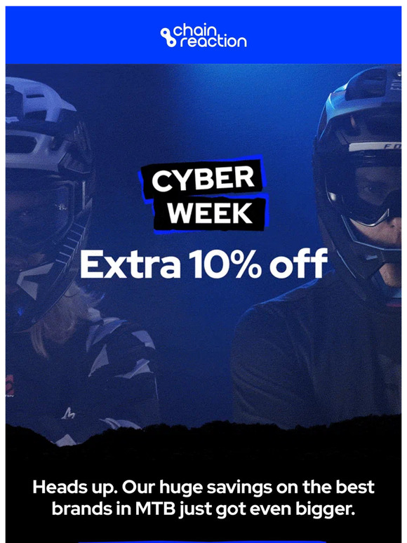 Launching - Cyber Week. EXTRA 10% off 🤖