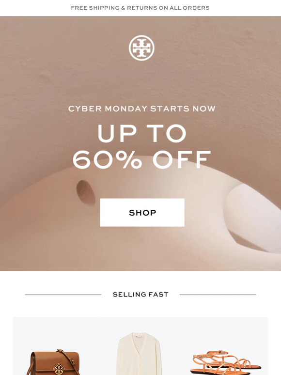 Cyber Monday: up to 60% off