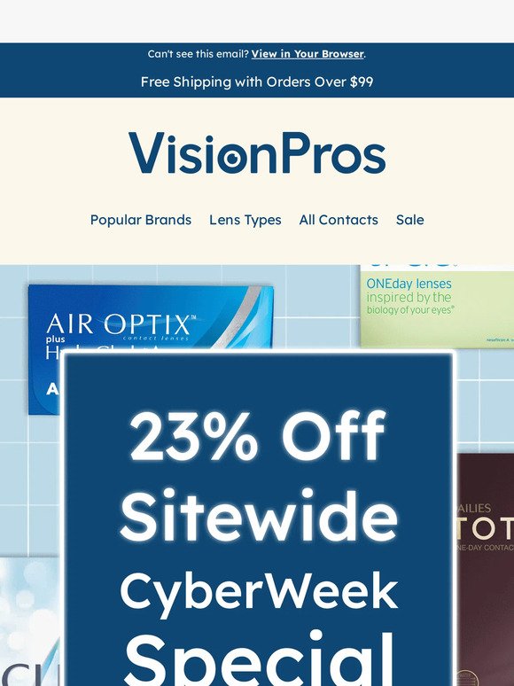 Extended Savings: CyberWeek Special at VisionPros