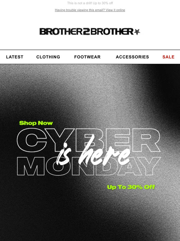 Cyber Monday now live 🚨