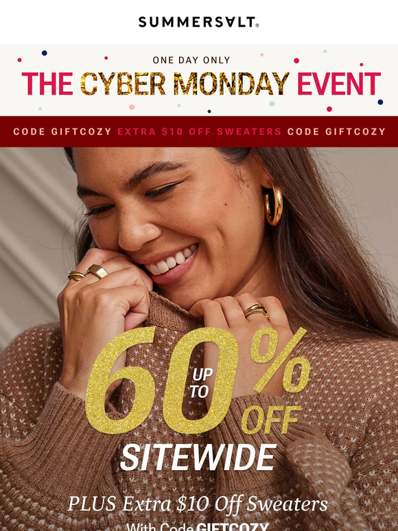 Cyber Monday is on! 🛍️