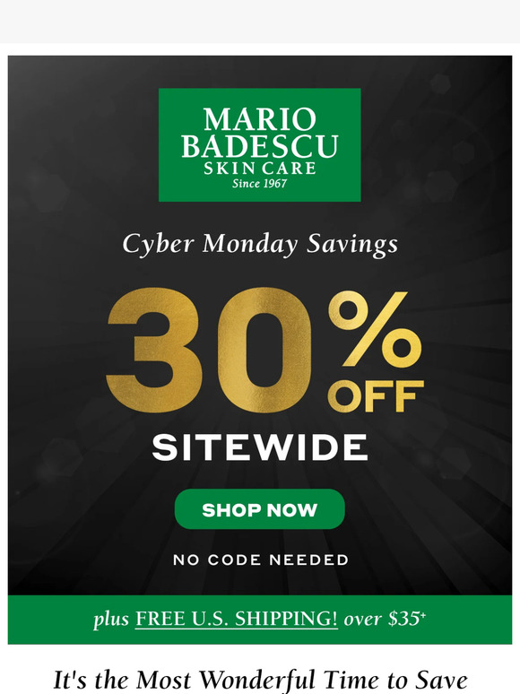 CYBER MONDAY 🚨 30% Off Sitewide