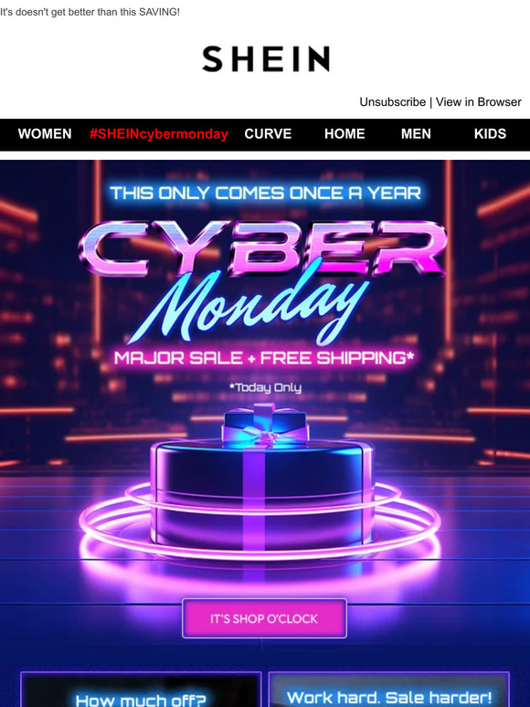 Hooray, It's Cyber Monday 🎉