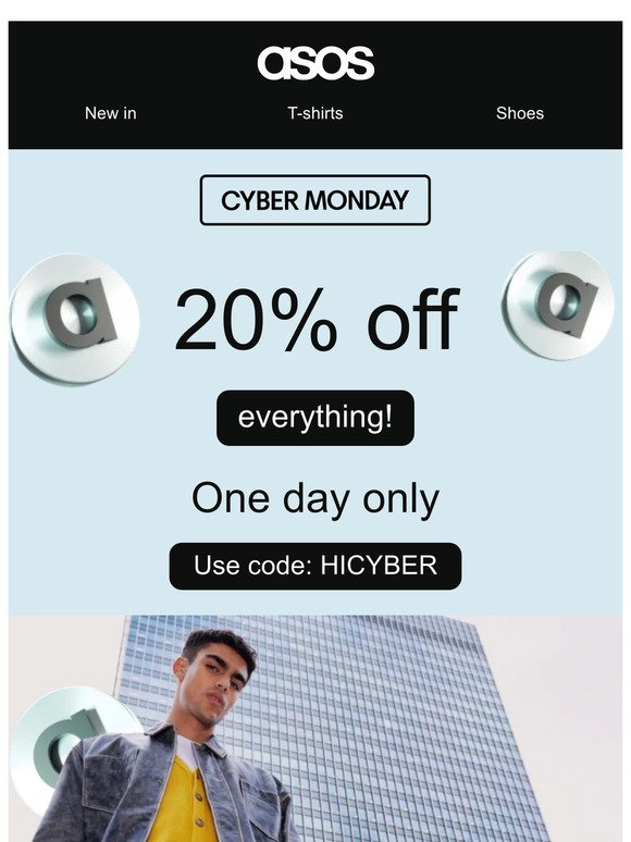 Cyber Monday: 20% off everything! 🔔