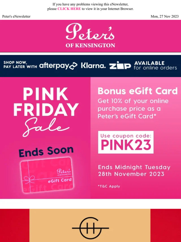 Peter's of Kensington Season To Celebrate Milled