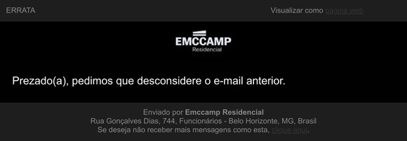ERRATA - DESCONSIDERE O E-MAIL ANTERIOR