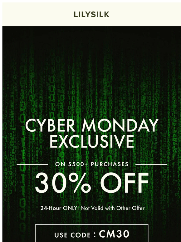 🎤Cyber Monday Exclusive: 30% Off Today Only