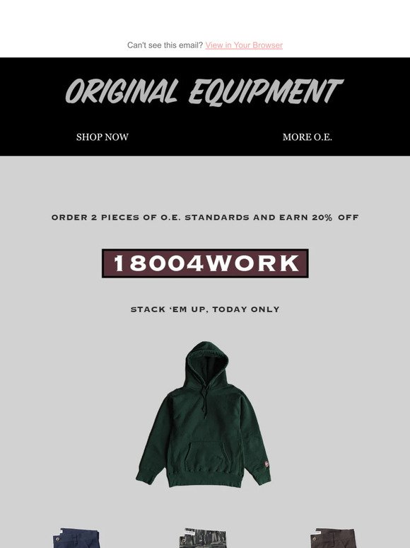 18004WORK – Stack those Discounts 🧱