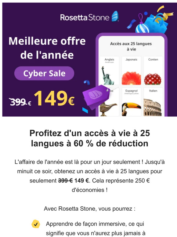 ⏰ JUSQU'À CE SOIR : Votre offre exceptionnelle Cyber Monday