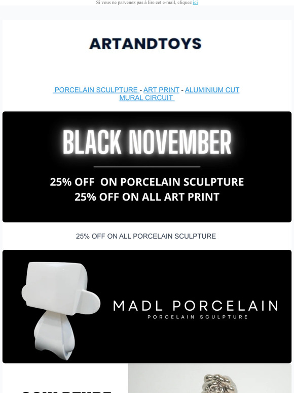 💥💥 BLACK WEEK/ UP TO 25% OFF on all Porcelain Sculpture 💥💥