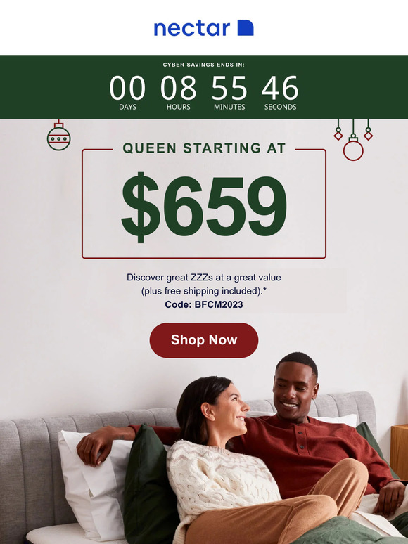 Cyber Savings 🚨: Queen NOW at $659