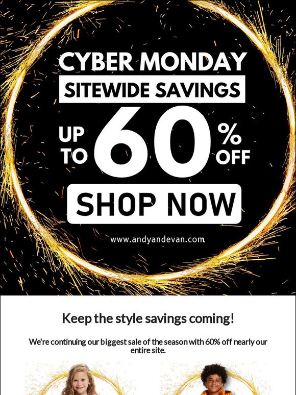 🥳60% OFF! - Cyber Monday Sale!