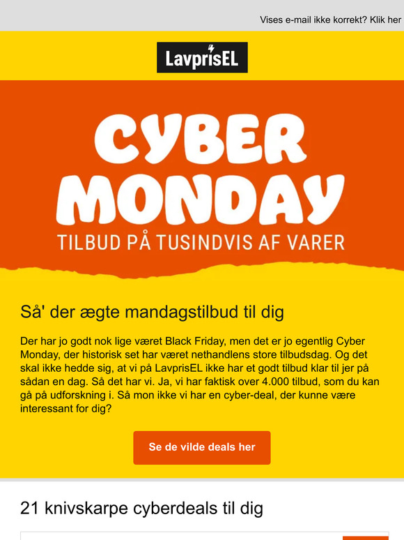Bedre start på ugen får du ikke