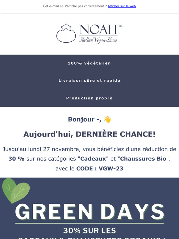 UNIQUEMENT AUJOURD'HUI! Economisez 30% sur vos cadeaux, —  🌿🎉