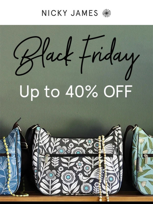 Black Friday SALE Ends Midnight Tonight : Up To 40% Off