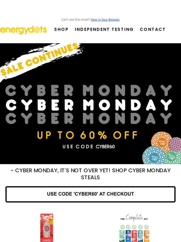 — CYBER MONDAY, IT'S NOT OVER YET! 🖤