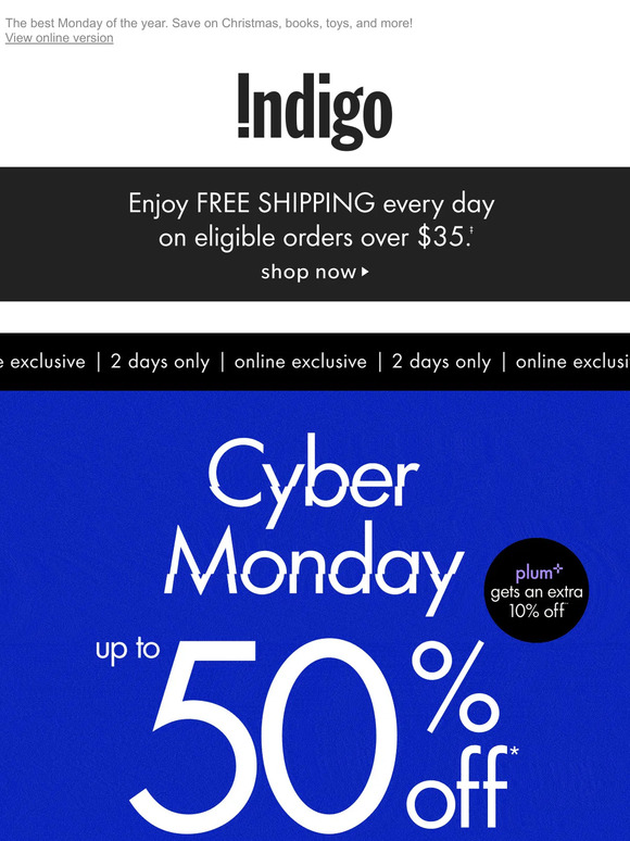 Up To 50% Off 💥 Cyber Monday