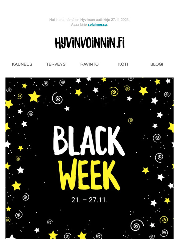 Vielä tänään ehdit hyödyntämään tarjoukset! 🖤💛 🖤💛