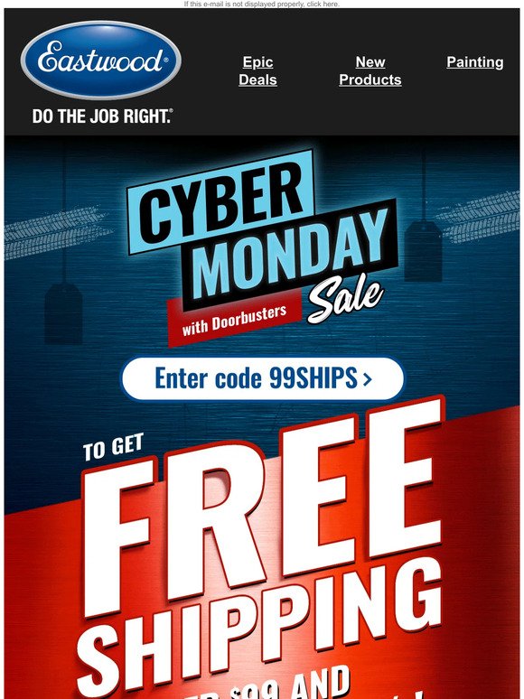 Get Ready For Epic Cyber Monday Savings + Free Shipping!