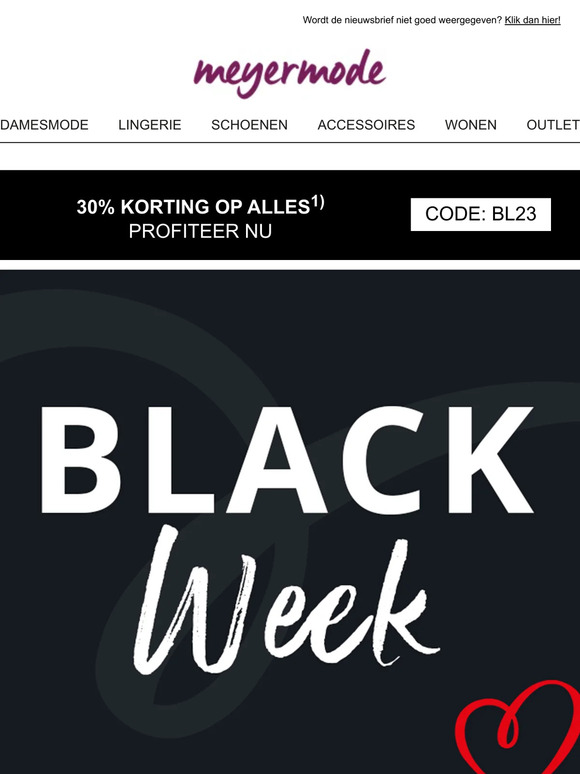 Laatste kans op 30% korting! 🖤