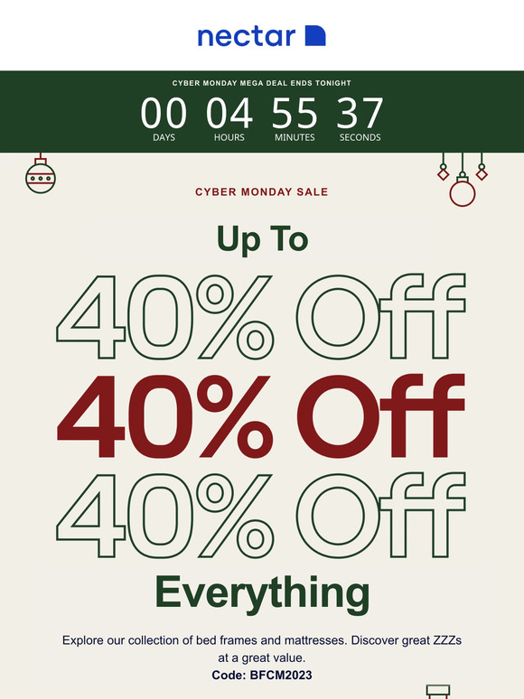 Don't Snooze on Cyber Monday Savings 💤!