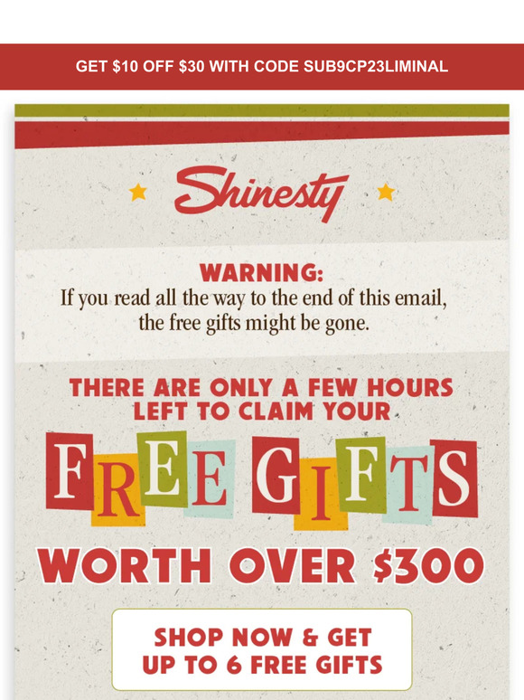 Shinesty Email Newsletters Shop Sales, Discounts, and Coupon Codes