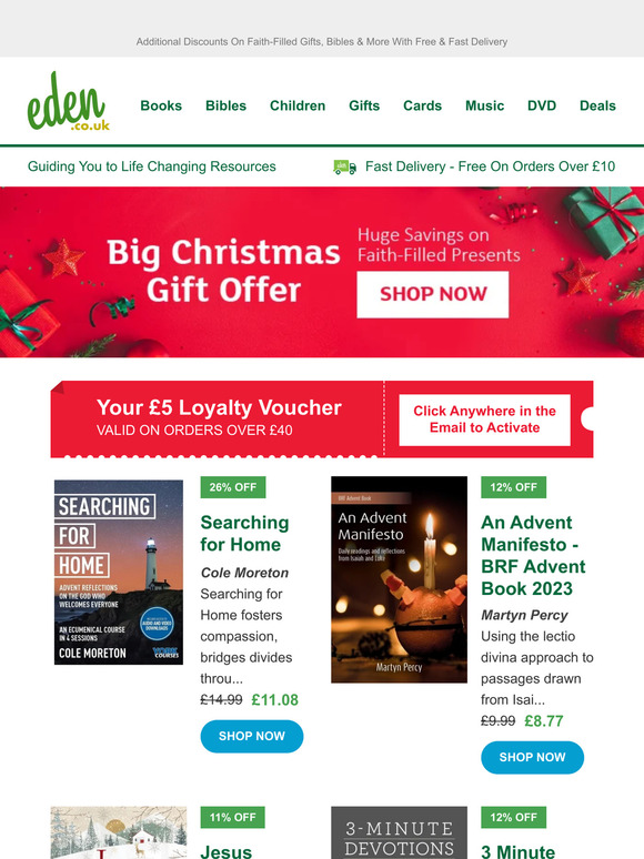🎁 Big Christmas Gift Offers - Cyber Monday Savings  | Your £5 Voucher