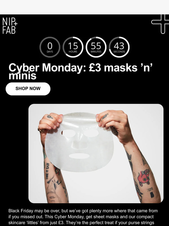 ✨£3 masks 'n' minis today only!✨