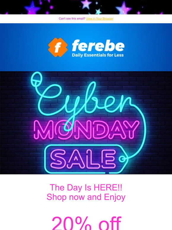 20% Off EVERYTHING!!