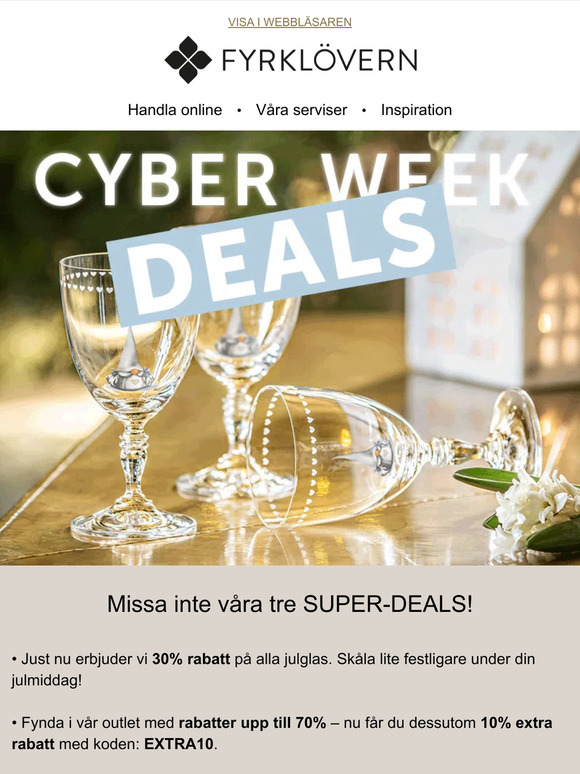 CYBER WEEK DEALS! ⚡️