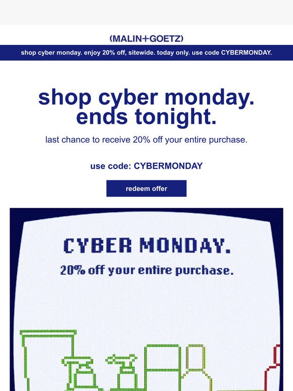 cyber monday is here.