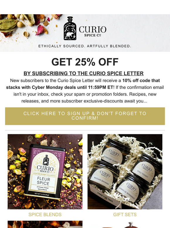 Secret Spice Society - A Monthly Spice Subscription – Curio Spice