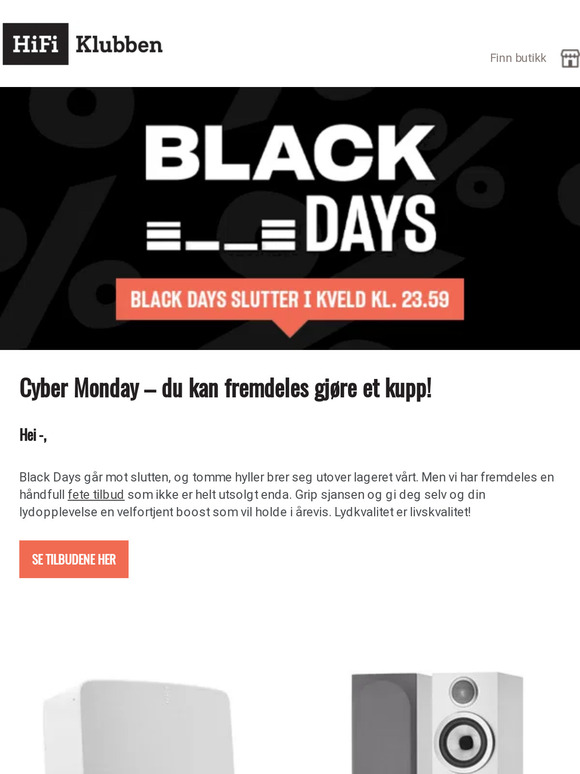 Cyber Monday – du kan fremdeles gjøre et kupp!