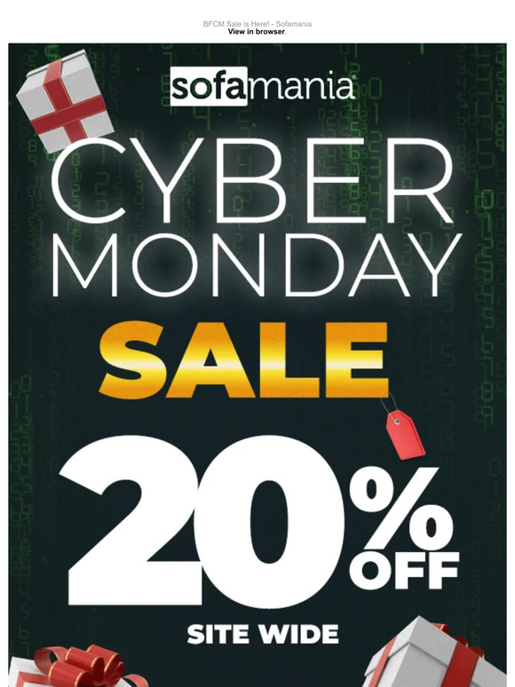 Cyber Monday Is Here! 20% Off Site-wide