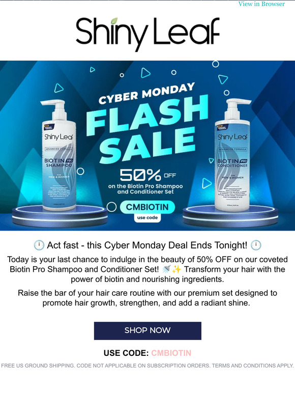 Hair Today, Gone Tomorrow👋 Cyber Monday Flash Sale 50% OFF🚀