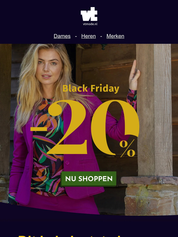 LAATSTE KANS! 20% korting op merkkleding 🤩