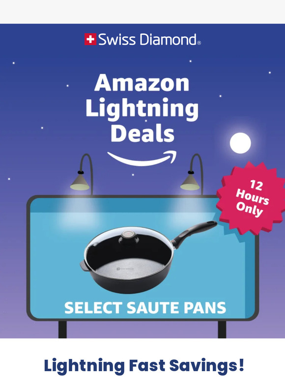 🌟 Act Fast! 12-Hour Amazon Lightning Deals: Huge Savings on Saute Pans! ⚡